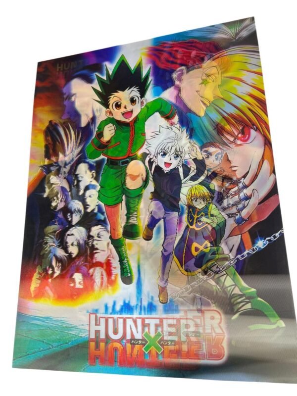 Afiche 3d hunter x hunter