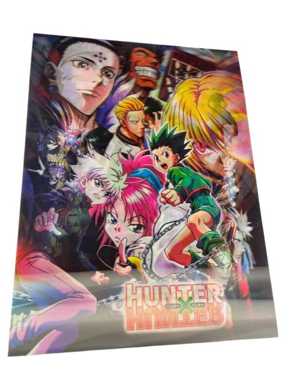 Afiche 3d hunter x hunter - Imagen 2