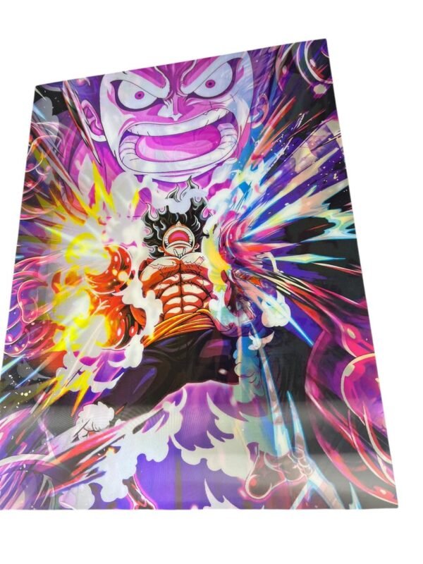 Afiche 3d de one piece