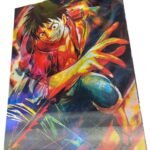 Afiche 3d de one piece lufi