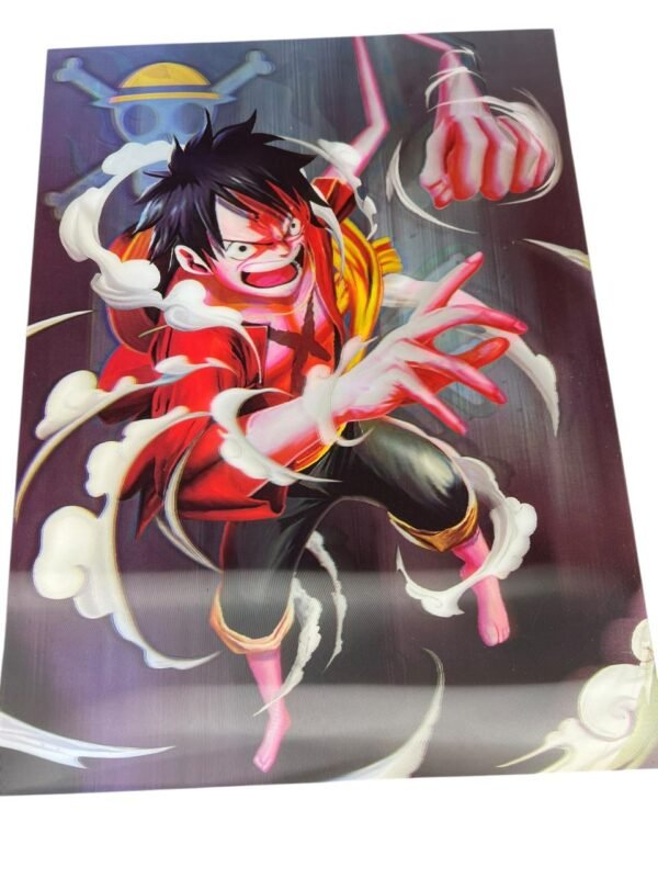 Afiche 3d de one piece LUFY - Imagen 2