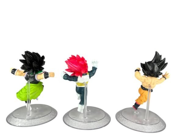 Figuras Coleccionables X6 9 Cm Tapa Transparente Dragon Ball - Imagen 3