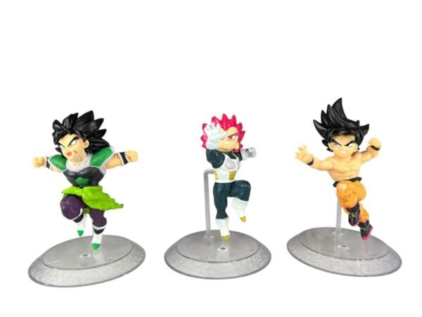 Figuras Coleccionables X6 9 Cm Tapa Transparente Dragon Ball - Imagen 2