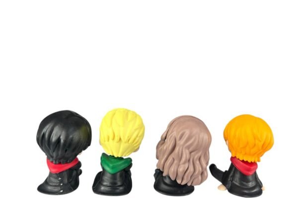 Figuras Coleccionables X8 Harry Potter Sentados 4cm - Imagen 4