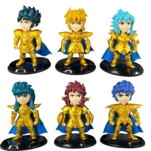 Figuras Coleccionables X 6 Caballeros Del Zodiaco 12cm