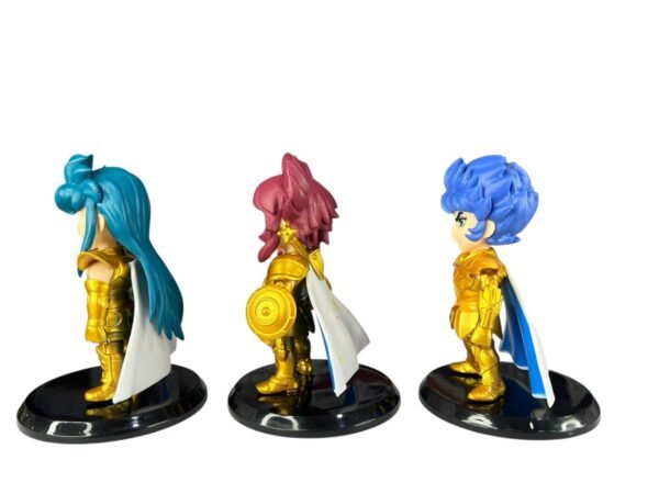 Figuras Coleccionables X 6 Caballeros Del Zodiaco 12cm - Imagen 2