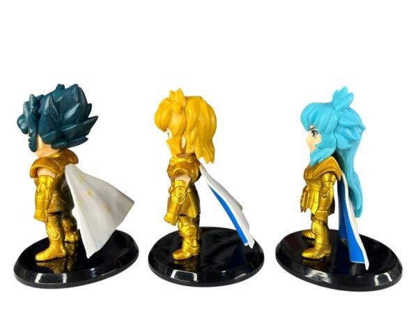 Figuras Coleccionables X 6 Caballeros Del Zodiaco 12cm - Imagen 4