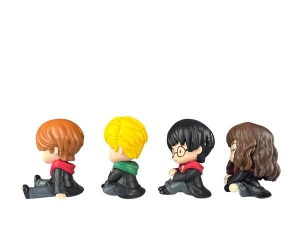 Figuras Coleccionables X8 Harry Potter Sentados 4cm - Imagen 5