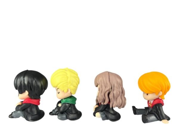 Figuras Coleccionables X8 Harry Potter Sentados 4cm - Imagen 2