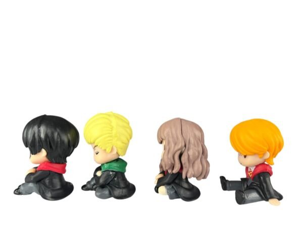 Figuras Coleccionables X8 Harry Potter Sentados 4cm - Imagen 3