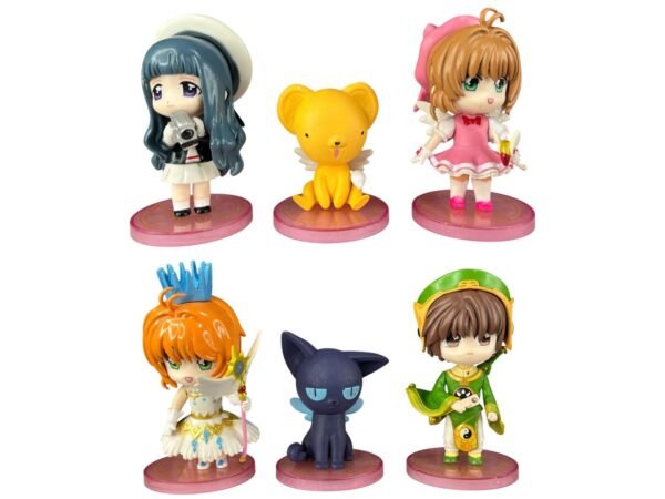 Figuras Coleccionables X6 Cardcaptor Sakura 10cm