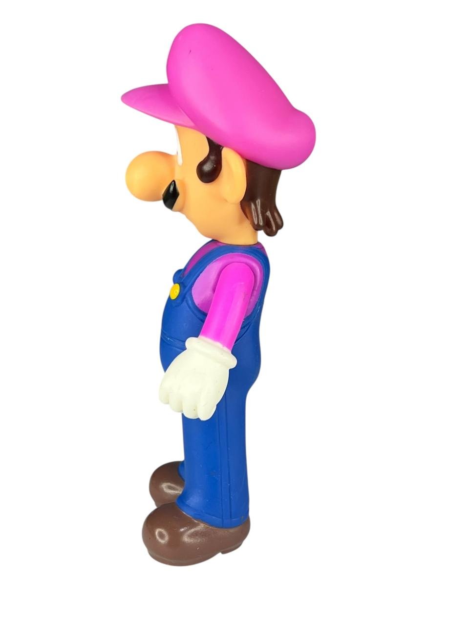 Figura Promoción Luigi Rosado 13cm Mario Broos - Imagen 2