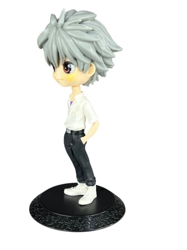 Figura Cabezón Kaworu Nagisa Uniforme  12cm Evangelion - Imagen 5