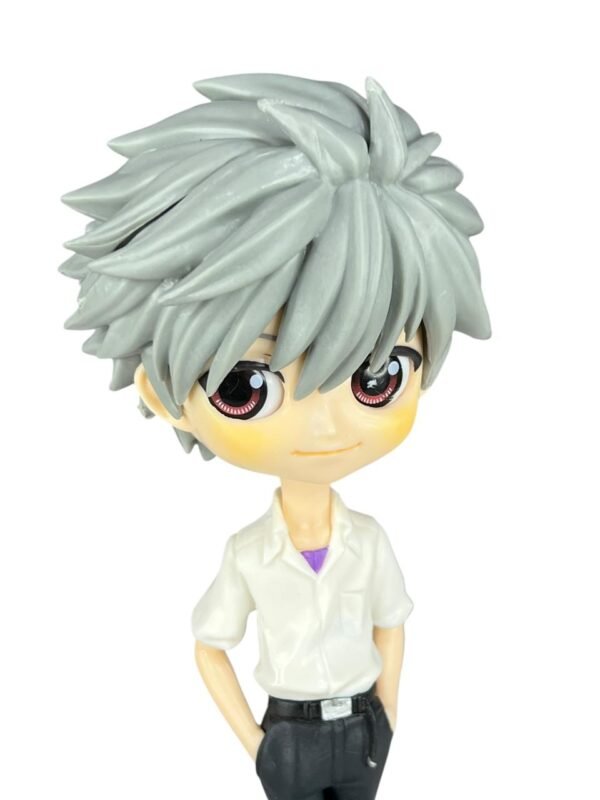Figura Cabezón Kaworu Nagisa Uniforme  12cm Evangelion - Imagen 2