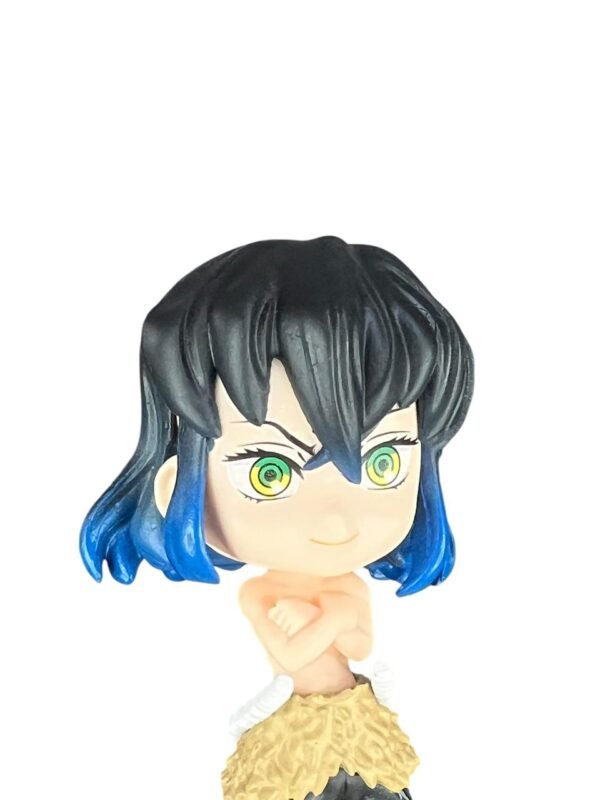 Figura Mini Inosuke Sin Mascara 9cm Demon Slayer - Imagen 5