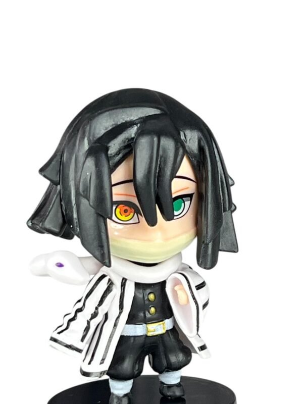 Figura Mini Obanai 7cm Tapa Negra  Demon Slayer - Imagen 2