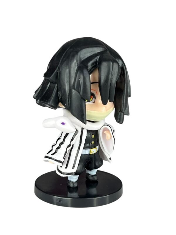 Figura Mini Obanai 7cm Tapa Negra  Demon Slayer - Imagen 4