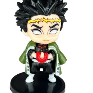 Figura Mini  Gyomei Himejima 7cm Tapa Negra  Demon Slayer