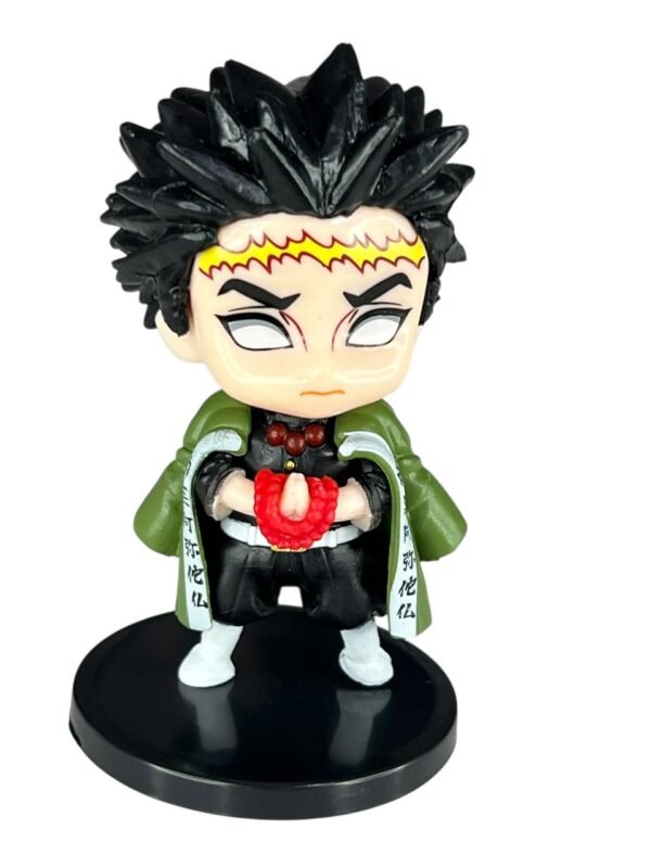Figura Mini  Gyomei Himejima 7cm Tapa Negra  Demon Slayer