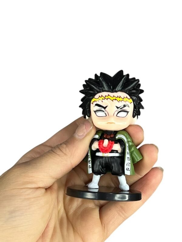 Figura Mini  Gyomei Himejima 7cm Tapa Negra  Demon Slayer - Imagen 7