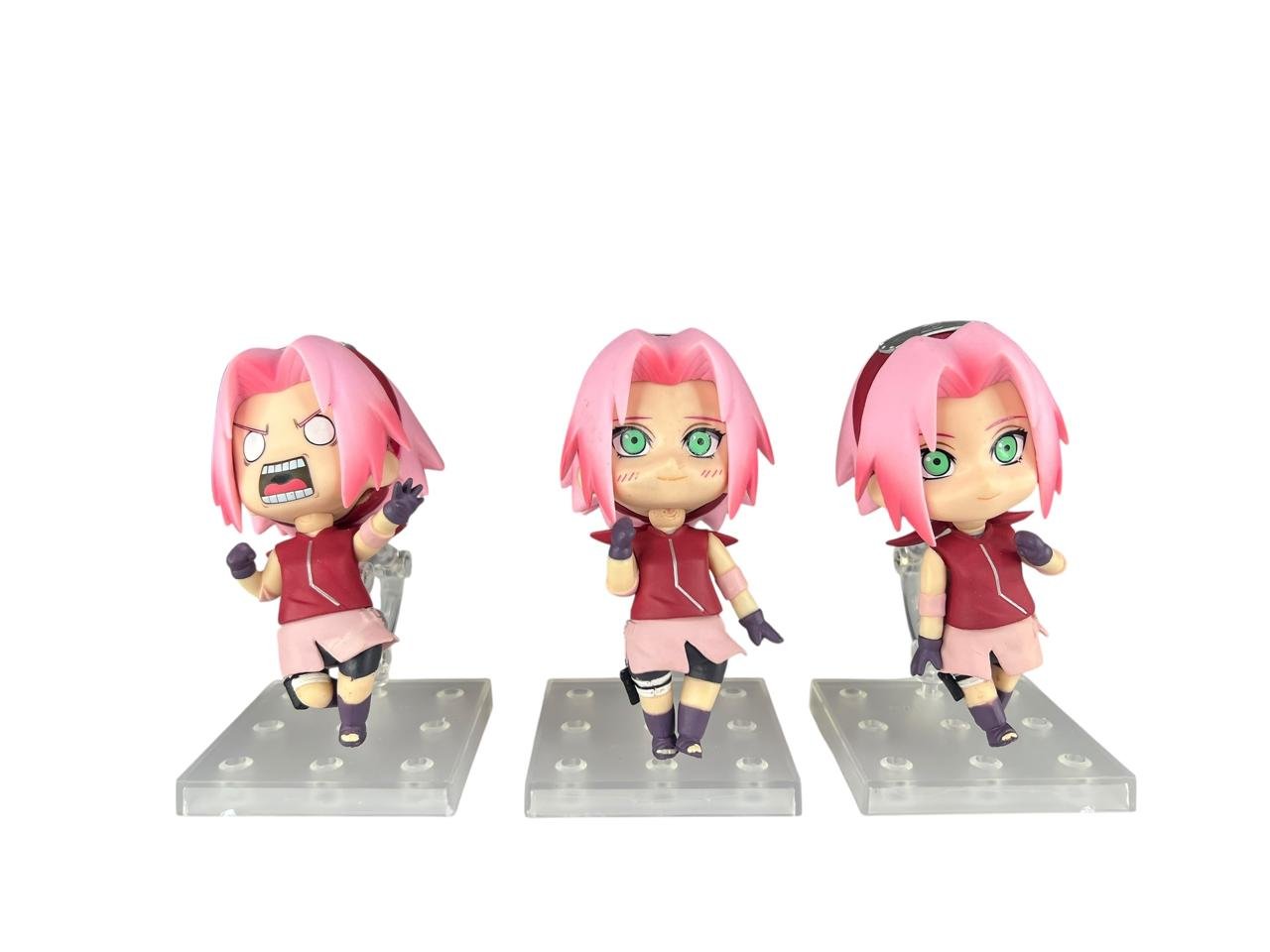 Figuras Set X3 Sakura 10cm Naruto Shippude