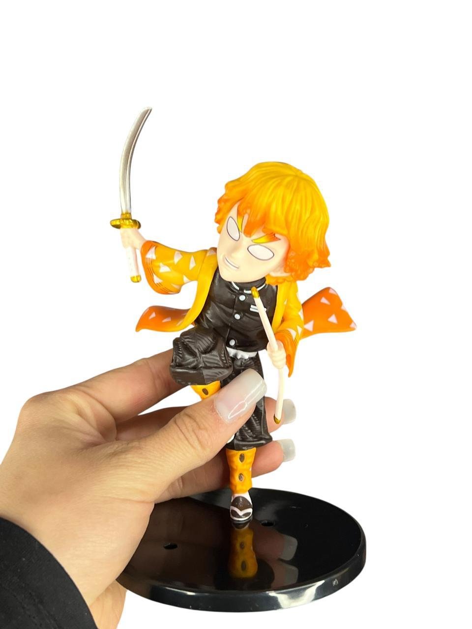 Figura Zenitsu Pose Ataque 12 Cm Demon Slayer - Imagen 2