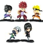 Figuras X5 Gaara-Itachi-Kakashi-Naruto & Susuke 7cm Naruto