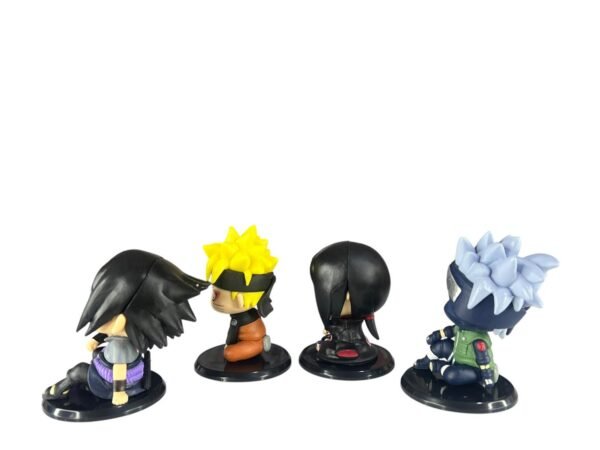 Figuras X6 Sentados 5cm Sasuke-Gaara-Itachi-Naruto Shippude - Imagen 2