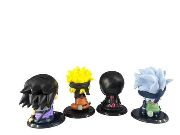 Figuras X6 Sentados 5cm Sasuke-Gaara-Itachi-Naruto Shippude - Imagen 3