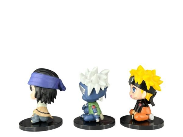 Figuras X6 Sentados 5cm Sasuke-Gaara-Itachi-Naruto Shippude - Imagen 5