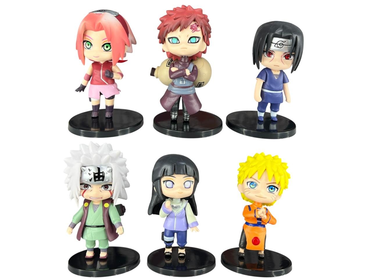 Figuras Set X6 Sakura Haruno Naruto Shippude 9cm