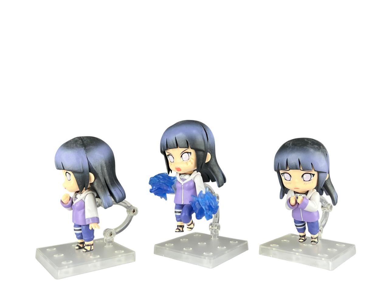 Figuras Set X3 Hinata Naruto Shippude 9cm - Imagen 2