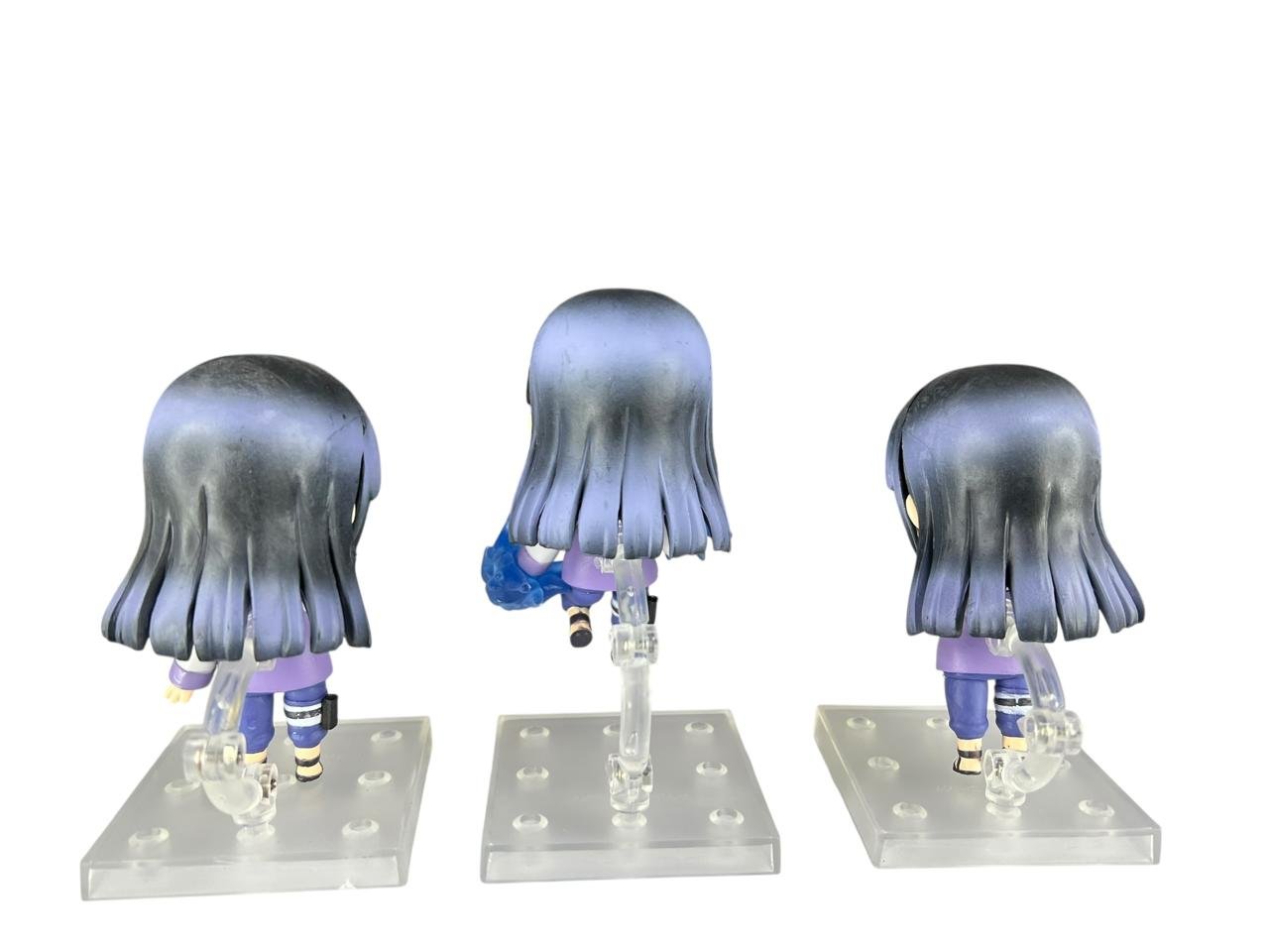 Figuras Set X3 Hinata Naruto Shippude 9cm - Imagen 6