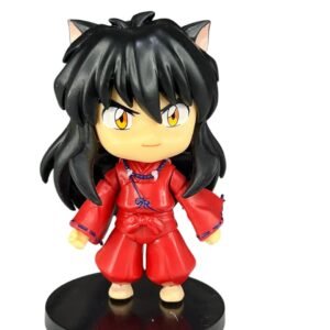 Mini Figura Inuyasha Cabello Negro 9cm Inuyasha