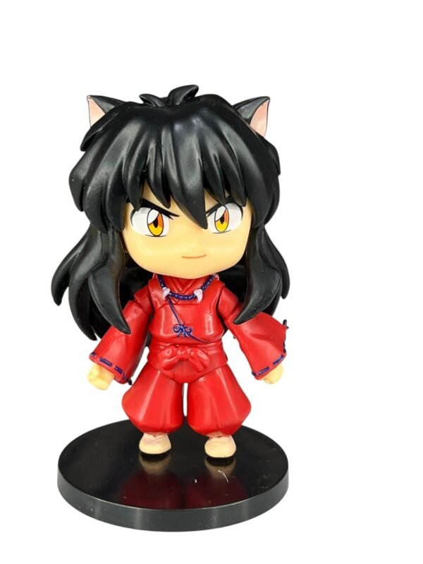 Mini Figura Inuyasha Cabello Negro 9cm Inuyasha