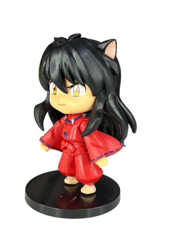 Mini Figura Inuyasha Cabello Negro 9cm Inuyasha - Imagen 2