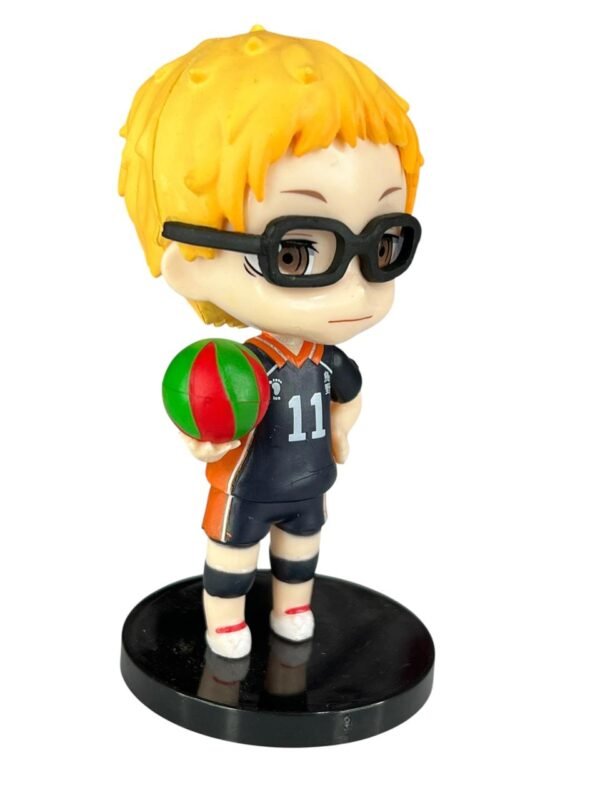 Mini Figura Kei Tsukishima 8cm Haikyu - Imagen 2