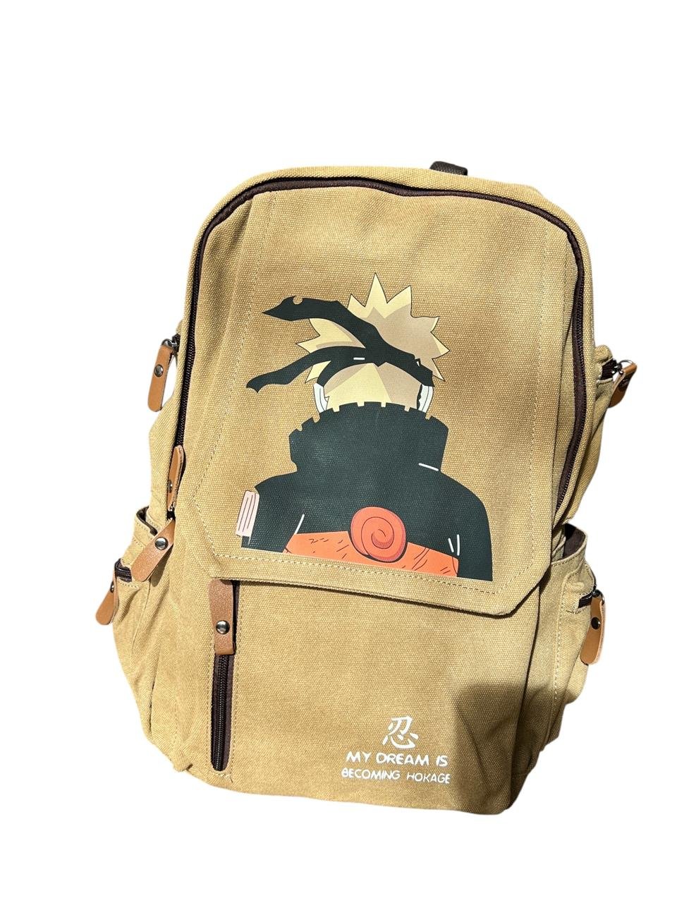 Maleta de naruto color beige