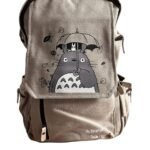 Maleta Morral de Totoro Con Sombrilla Color Gris