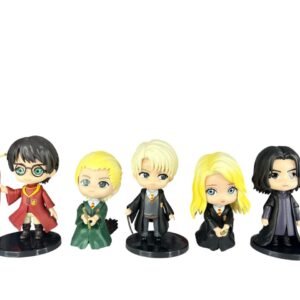 Figura X5 Draco Luna Snape Escobas 9cm Harry Potter