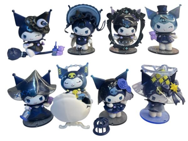 Figura Anime 9 Piezas De Sanrio Kuromi 9cm