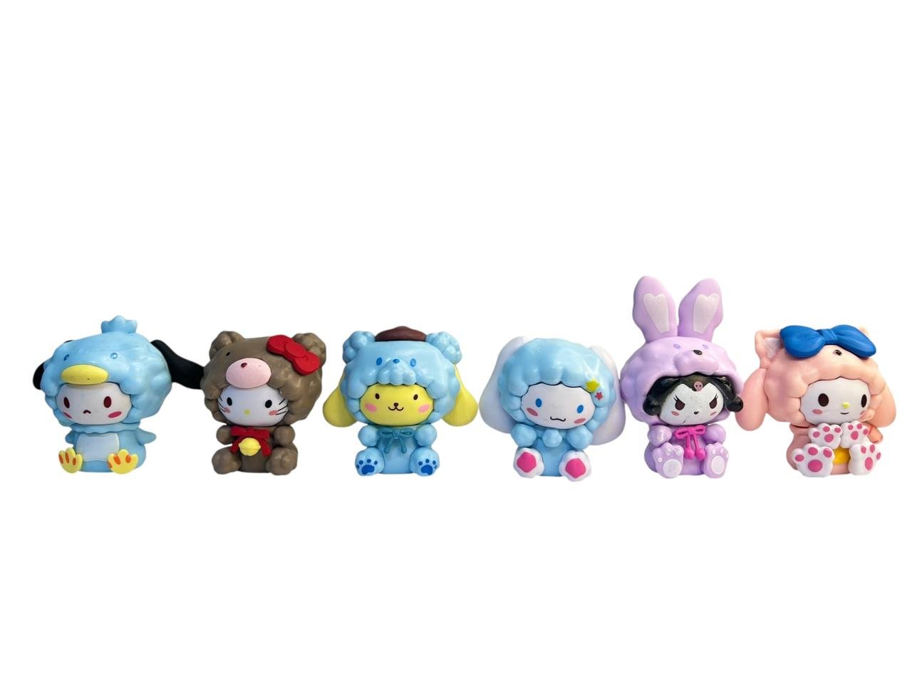 Figura Anime - De Sanrio Kuromi Y Amigos Disfrazados- X6