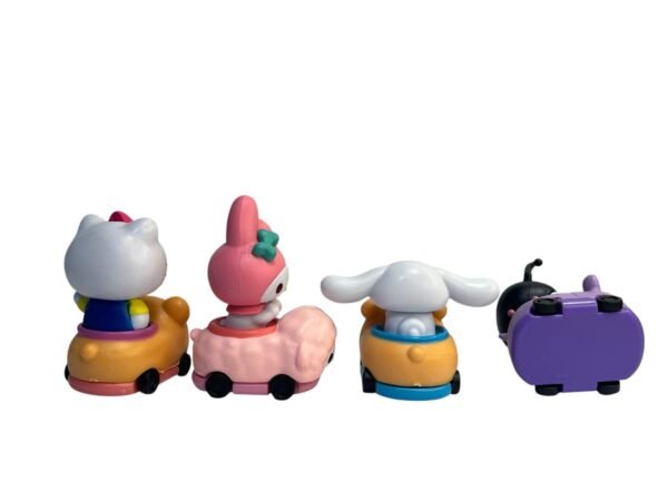 Figura Anime - De Sanrio Kuromi Y Amigos En Carro  X6 - Imagen 3