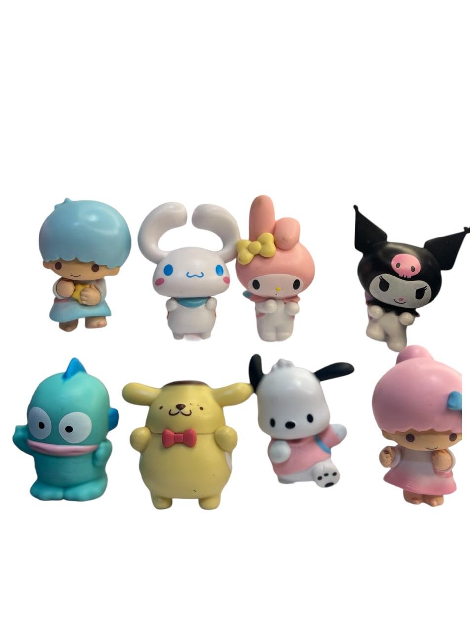 Figura Anime - 8 Figuras - My Melody Kuromi, Hello Kitty