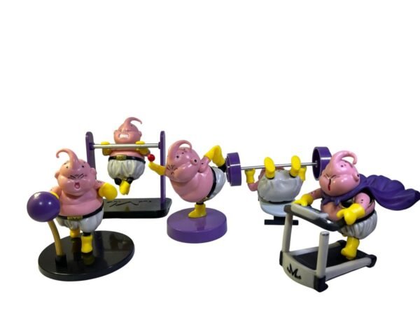 Figura Anime Dragon Ball Manji Boo Haciendo Ejercicio X5 - Imagen 2