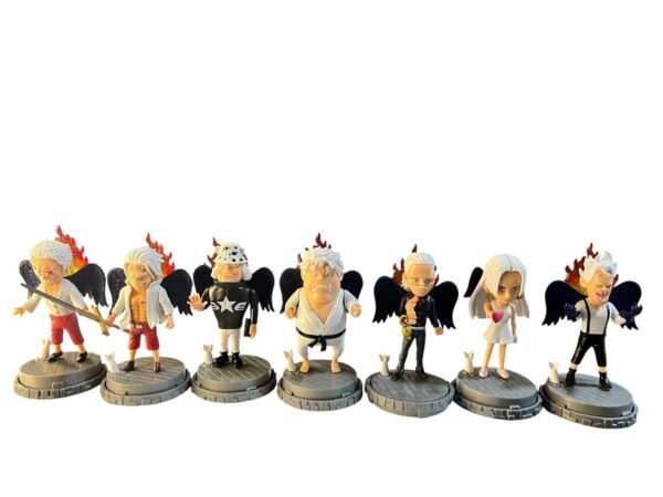 Figura Anime De One Piece 7 Personajes - 11 Cm - Imagen 2