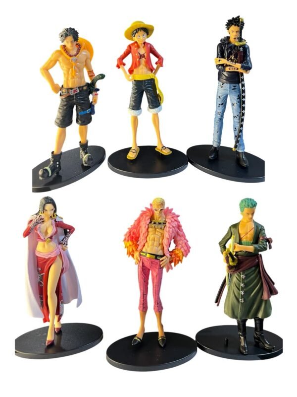 Figura Anime De One Piece 6 Personajes - 15 Cm