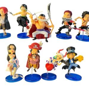 Figura Anime De One Piece 9 Unidades - 8cm