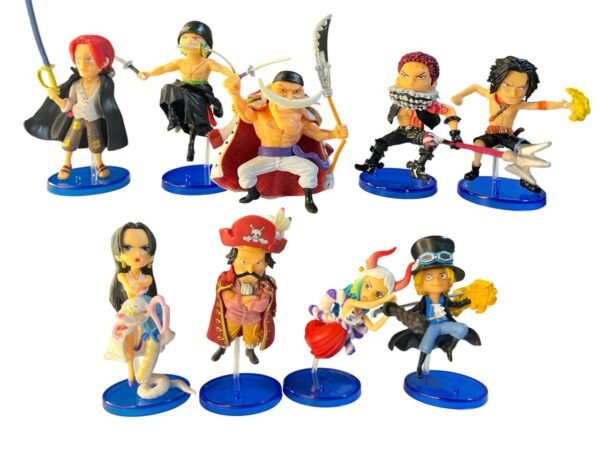 Figura Anime De One Piece 9 Unidades - 8cm