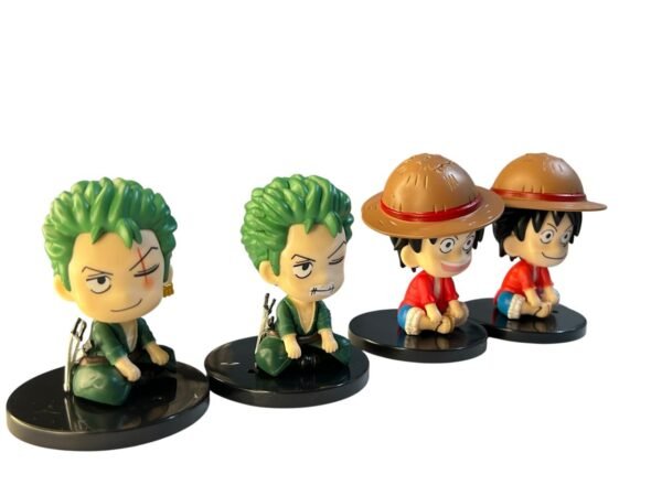 Figura Anime De One Piece Lufy Zoro De 5cm - Imagen 3